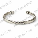 Magnetic Silver Plated Bracelet