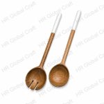 Wooden & Epoxy Salad Server Set