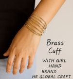 Brass Wire Cuff - Image 2